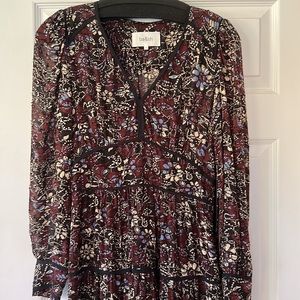 ba&sh long sleeve midi dress